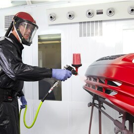 Pistol pulverizator pentru reparatii auto